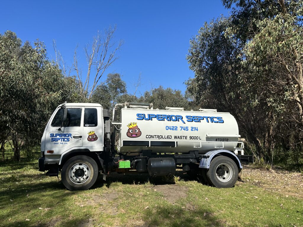Superior Septics Perth - Company Truck Side View